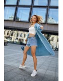 Pantaloni scurți blugi cu nasturi 6749 - Magazin online - Boutique